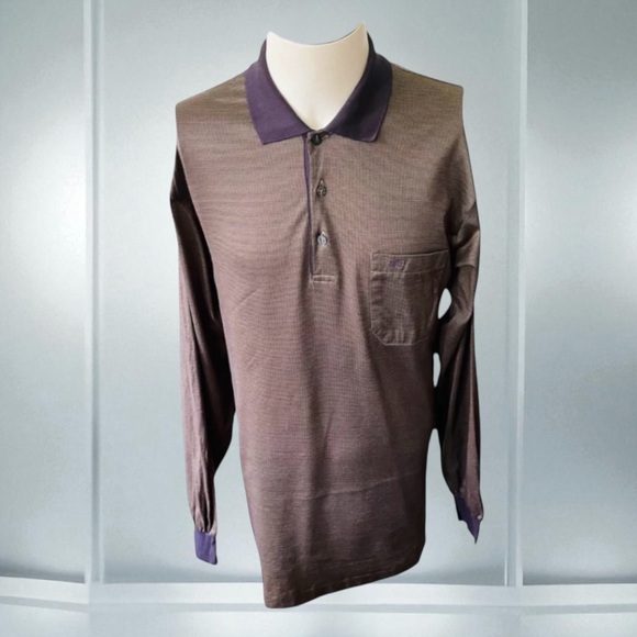 BALENCIAGA Mens Long Sleeve Polo Shirt Italy - Picture 1 of 11